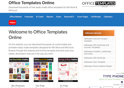 Office Templates Online