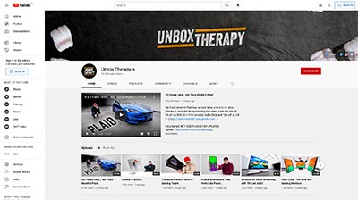 Unbox Therapy (On Youtube)